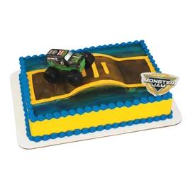 Cake Topper Plastic Multicolor Monster Jam Full Throttle Fun 1/Each