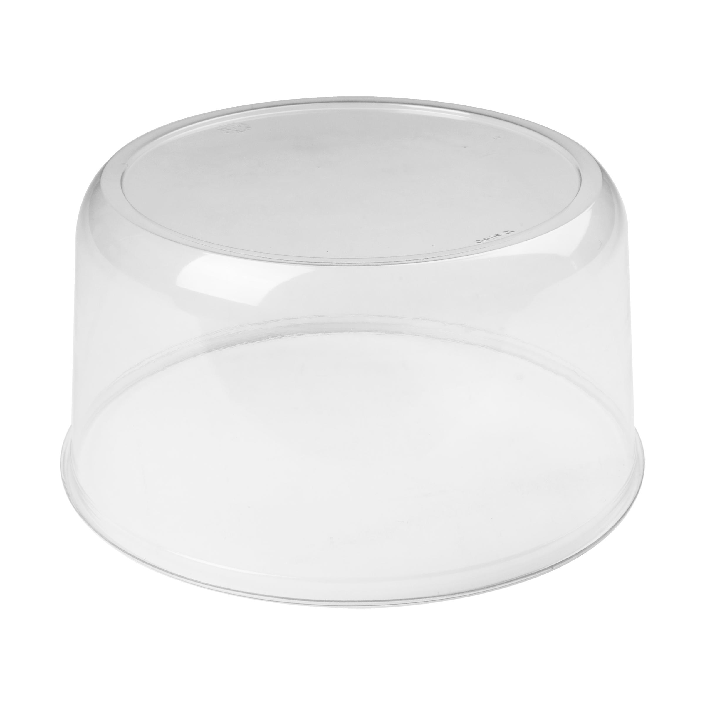 Lid Dome 9.75X5 IN PET Clear Swirl For 8IN Cake 120/Case