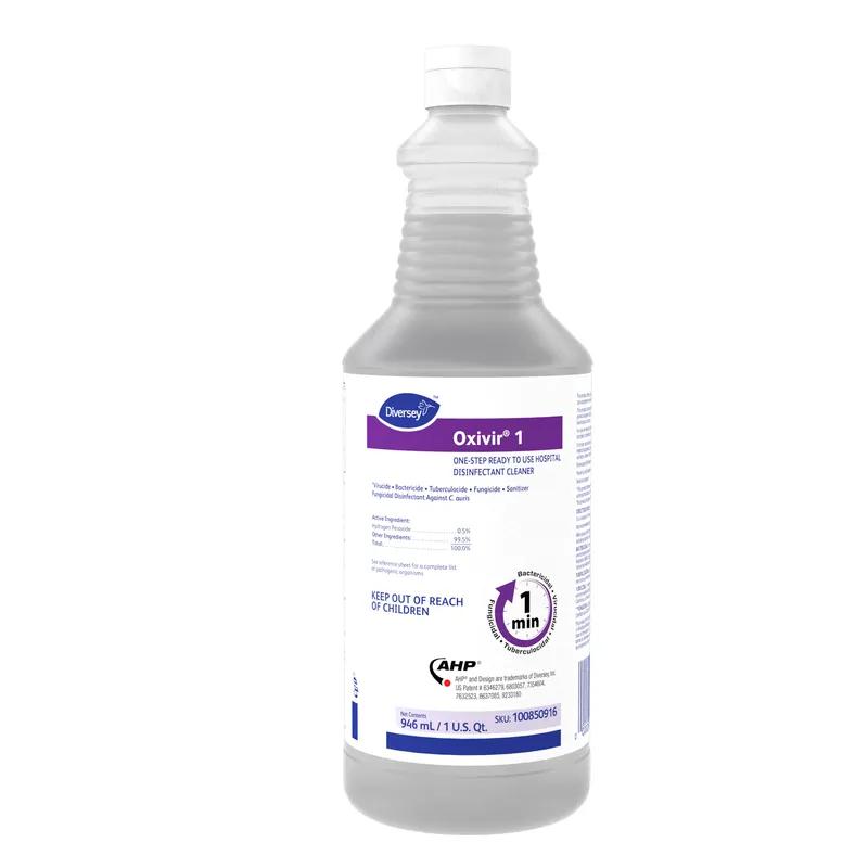 Oxivir® 1 One-Step Disinfectant 32 FLOZ Multi Surface Liquid RTU Accelerated Hydrogen Peroxide (AHP®) 12/Case