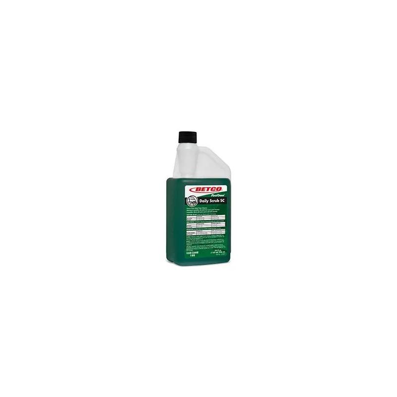 Daily Scrub SC Floor Cleaner 32 OZ RTU Liquid Heavy Duty Squeeze & Pour Bottle 6/Case