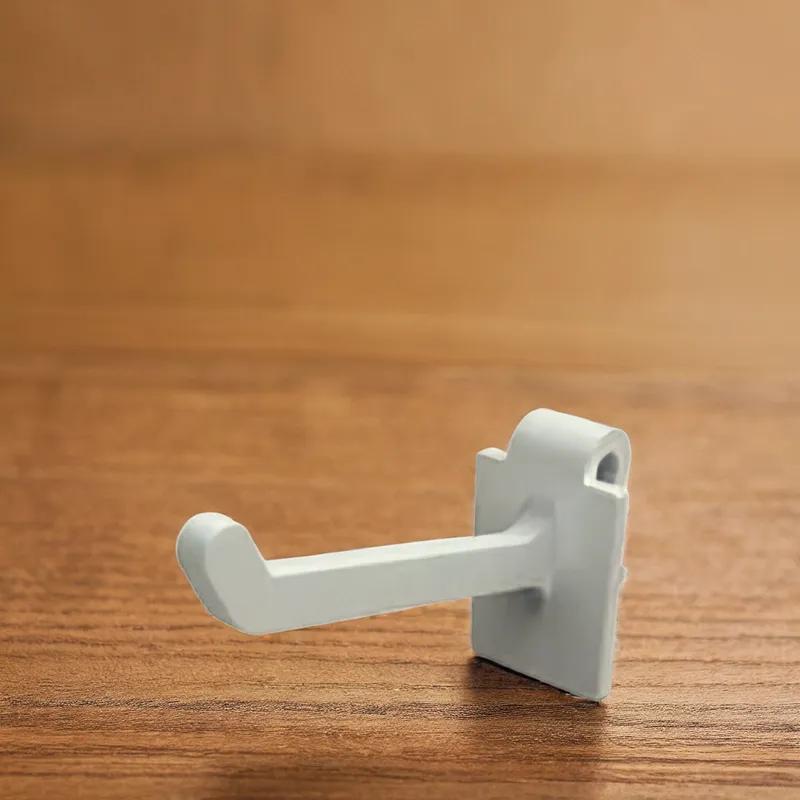 Over Wire/Top Grid Hook 4 IN White 1/Each