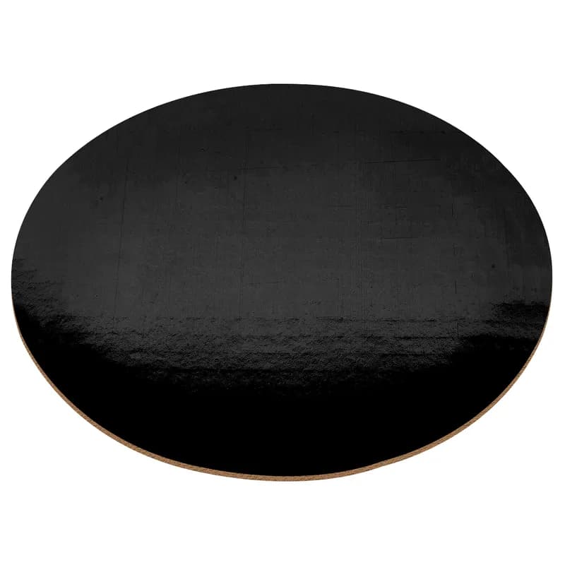 Dessert Board 4 IN Paperboard Black Round 500/Case