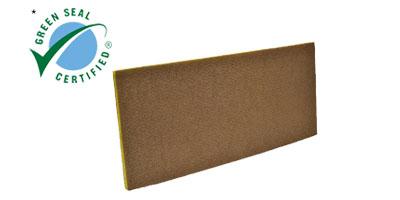 3M™ Scotch-Brite™ Clean & Shine Cleaning Pad 14X20X1 IN Brown Non-Woven Polyester Fiber 150-400 RPM 5/Case