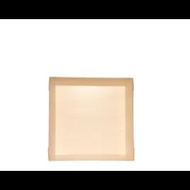 Plate 5X5 IN Square Shallow Fixed Side 300/Case