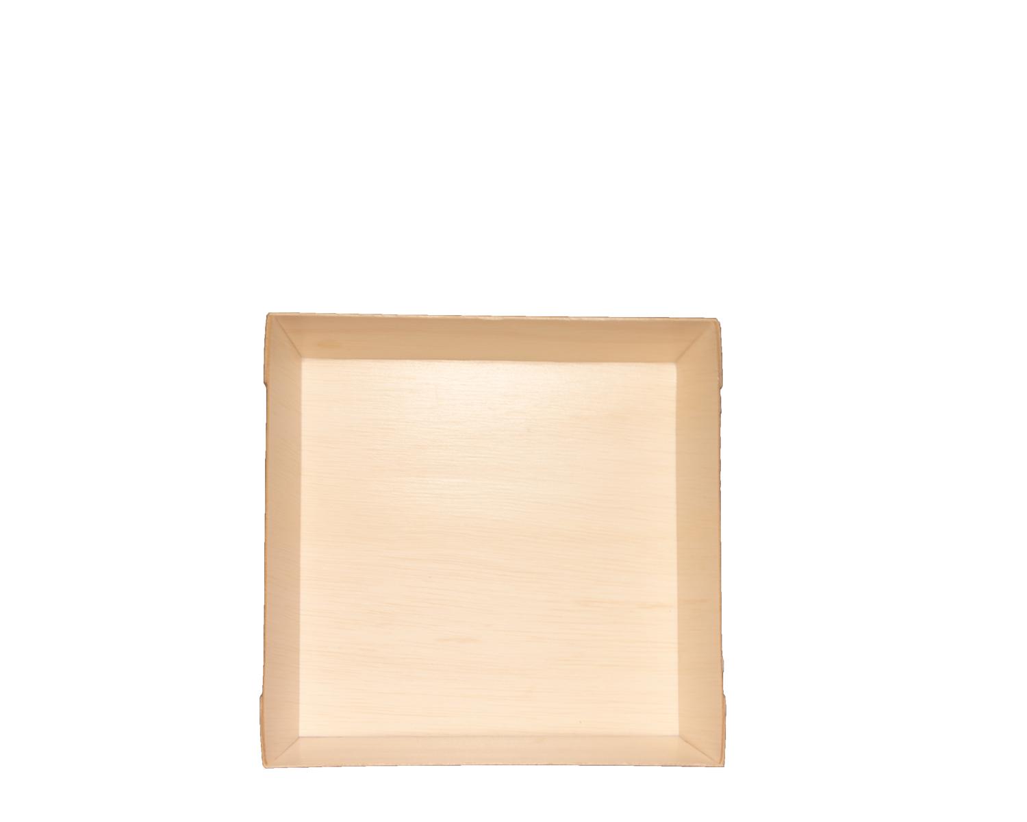 Plate 5X5 IN Square Shallow Fixed Side 300/Case