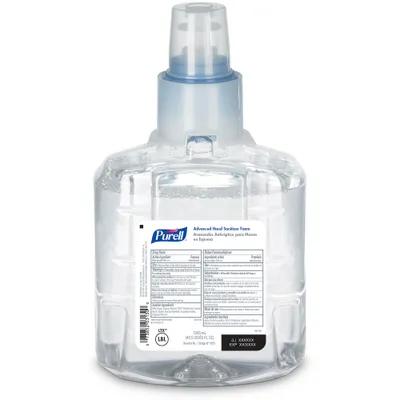 Purell® Hand Sanitizer Foam 1200 mL 5.11X3.69X8.95 IN Clean Scent 70% Ethyl Alcohol For LTX-12 2/Case