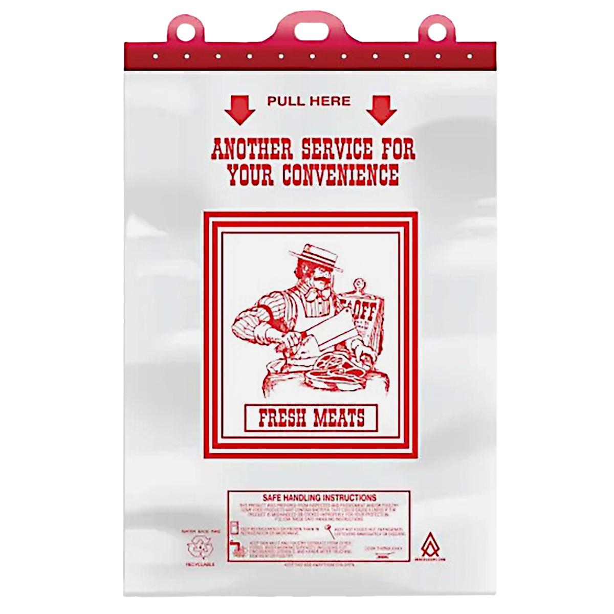 Meat Bag 12X17 IN Red Header 2000/Case