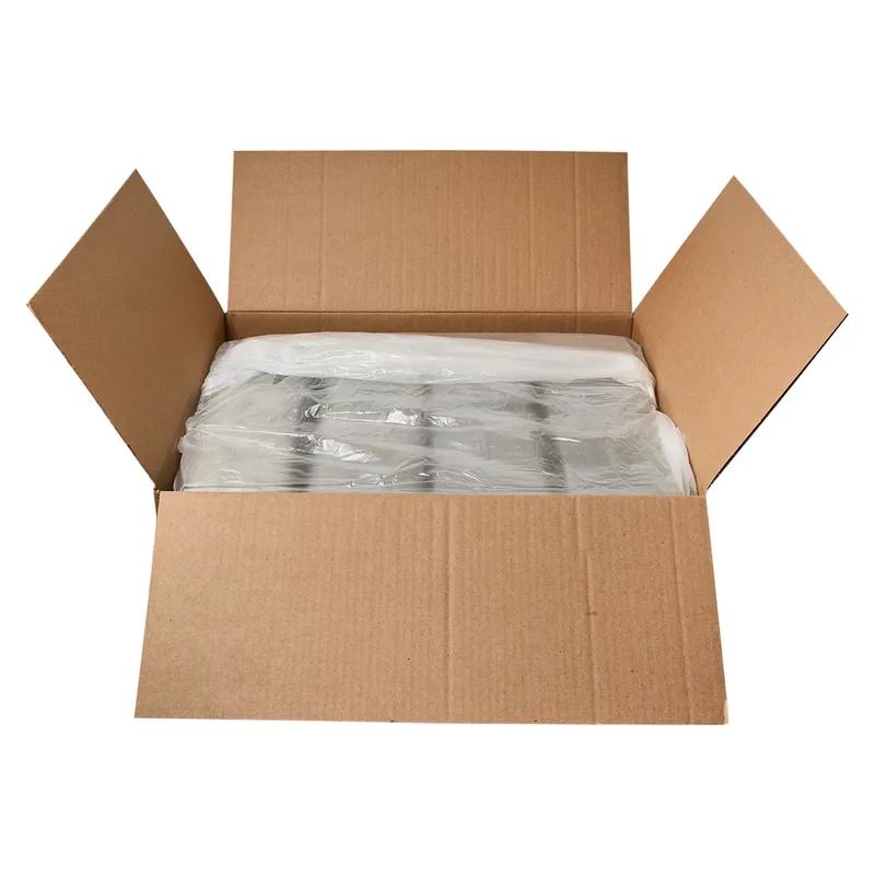 Fresh N' Sealed® Bowl & Lid Combo With Flat Lid Medium (MED) 24 OZ PET Clear Square Hinged 240/Case