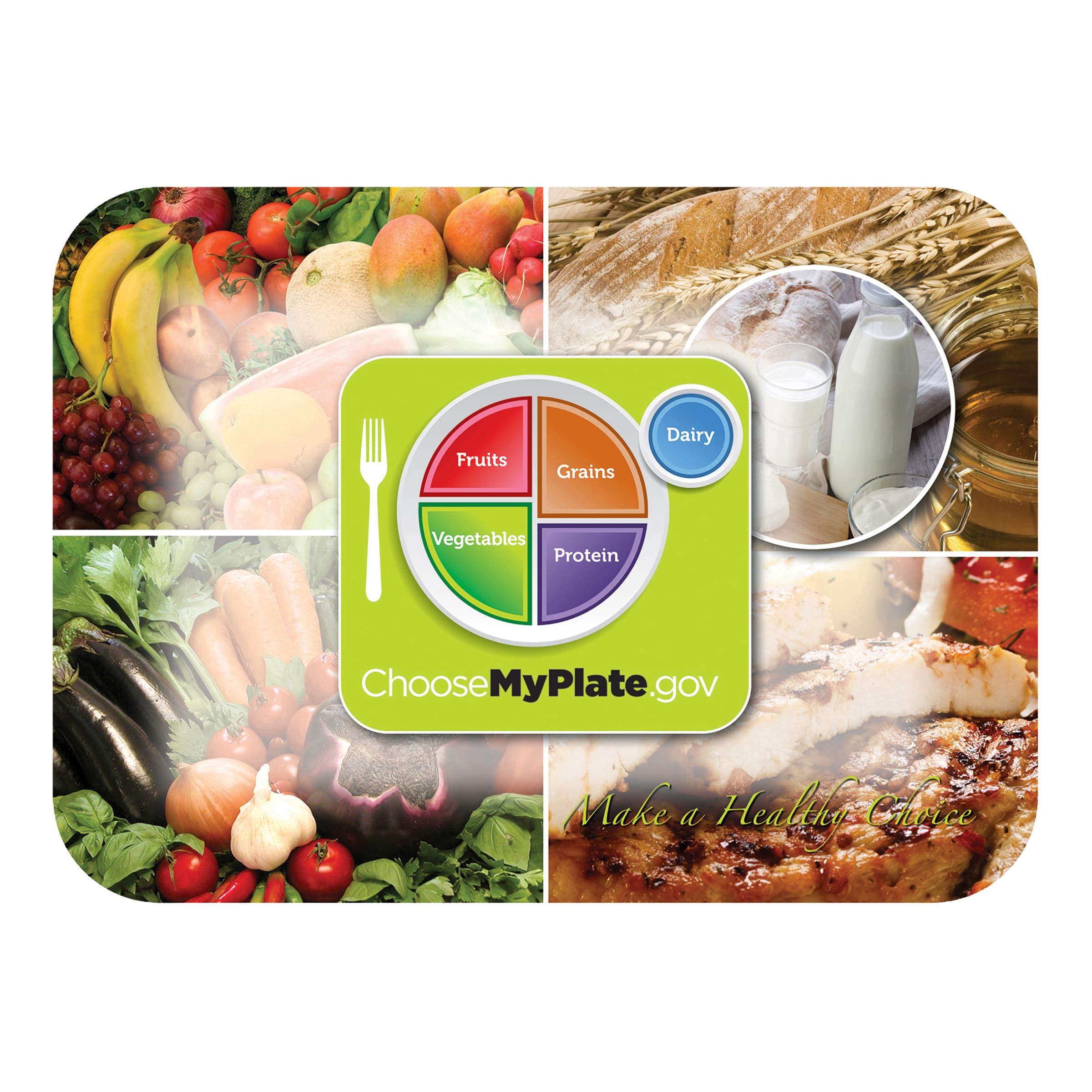 Tray Mat 13.625X18.75 IN Nutrition & Health Print Paper 1000/Case