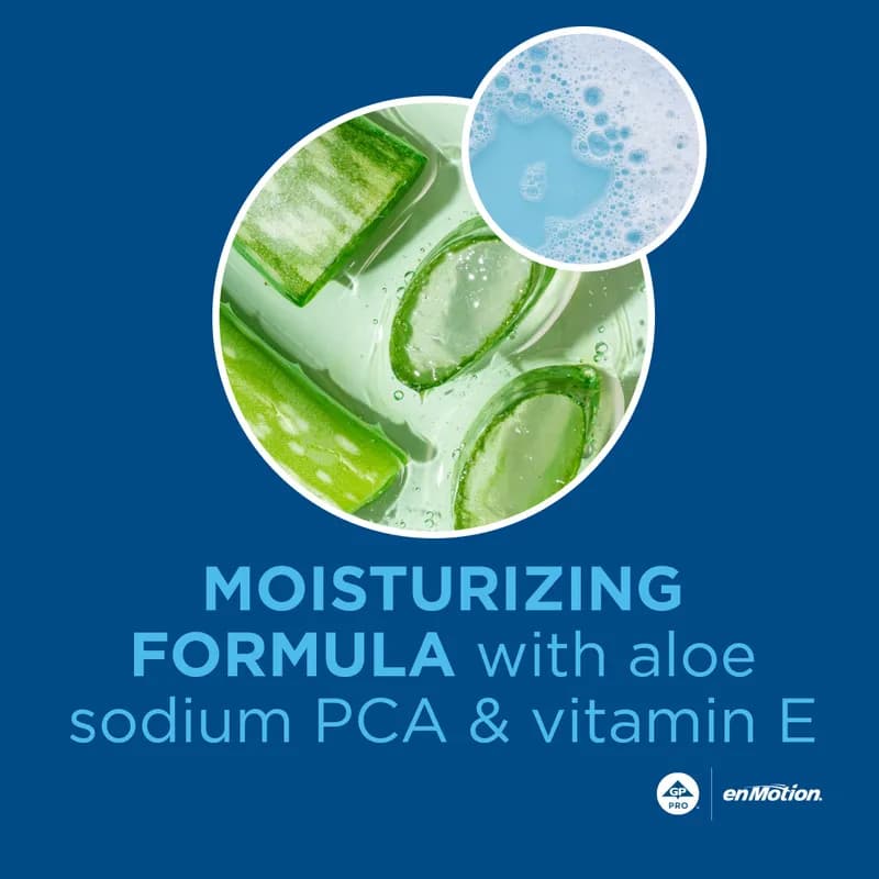 enMotion® Hand Soap Foam 1200 mL Unscented Fragrance Free Clear Antimicrobial 2/Case