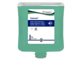 Estesol® Hair & Body Wash Liquid 2 L Rainforest Green Cartridge 4/Case