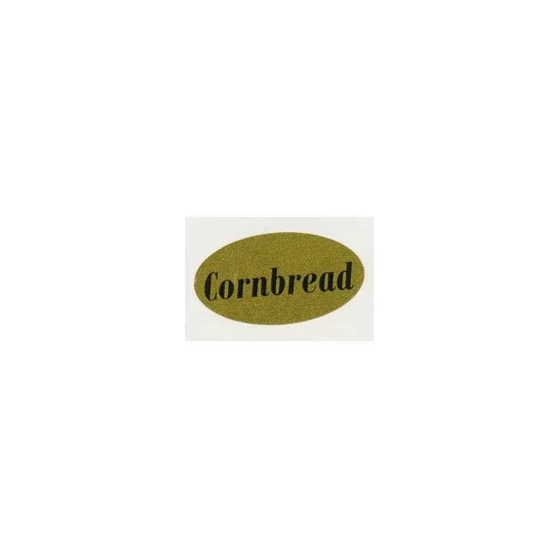 Cornbread Label Gold Foil 500/Roll