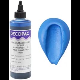 Hawaiian Blue Airbrush Color 8 OZ Blue Premium 1/Each