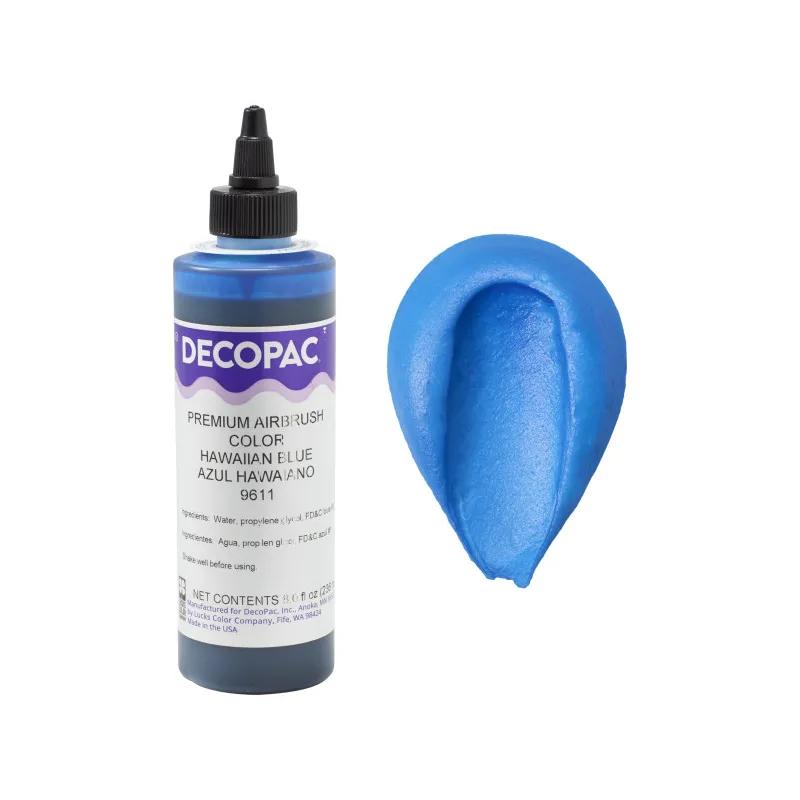 Hawaiian Blue Airbrush Color 8 OZ Blue Premium 1/Each