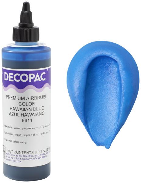 Hawaiian Blue Airbrush Color 8 OZ Blue Premium 1/Each