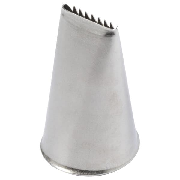 #48 Basket Weave Piping Tip Metal Silver 5/Pack
