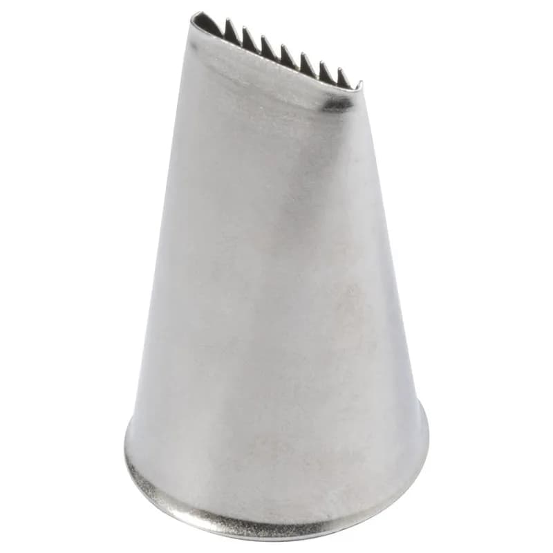 #48 Basket Weave Piping Tip Metal Silver 5/Pack