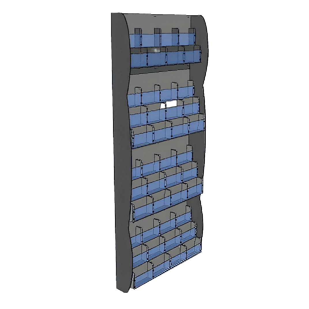 Gift Card Tower Black Wing End Panels 1/Each