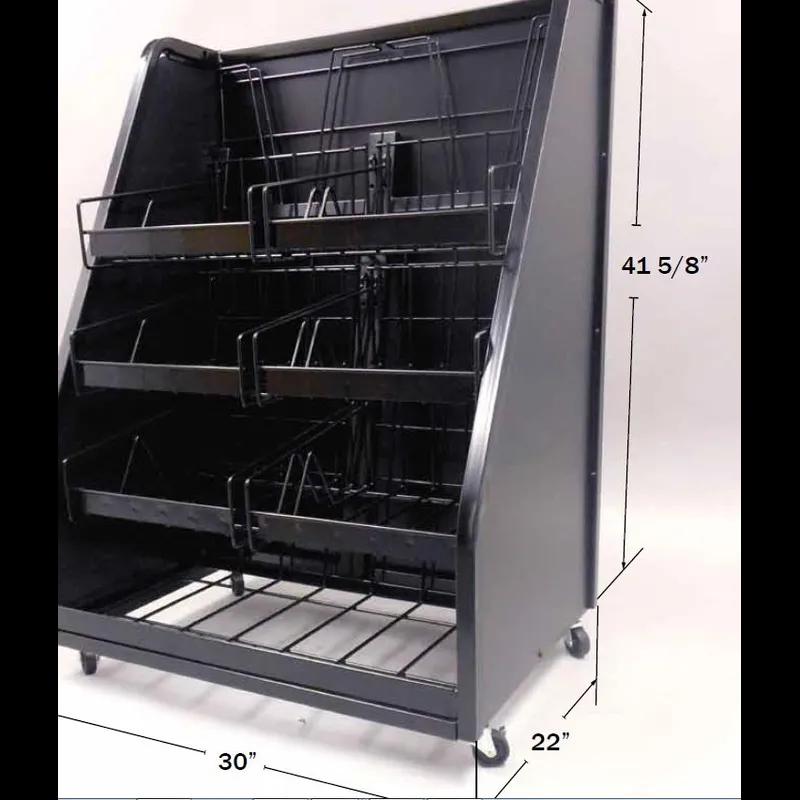 Newspaper Rack 2 Wide 1/Each