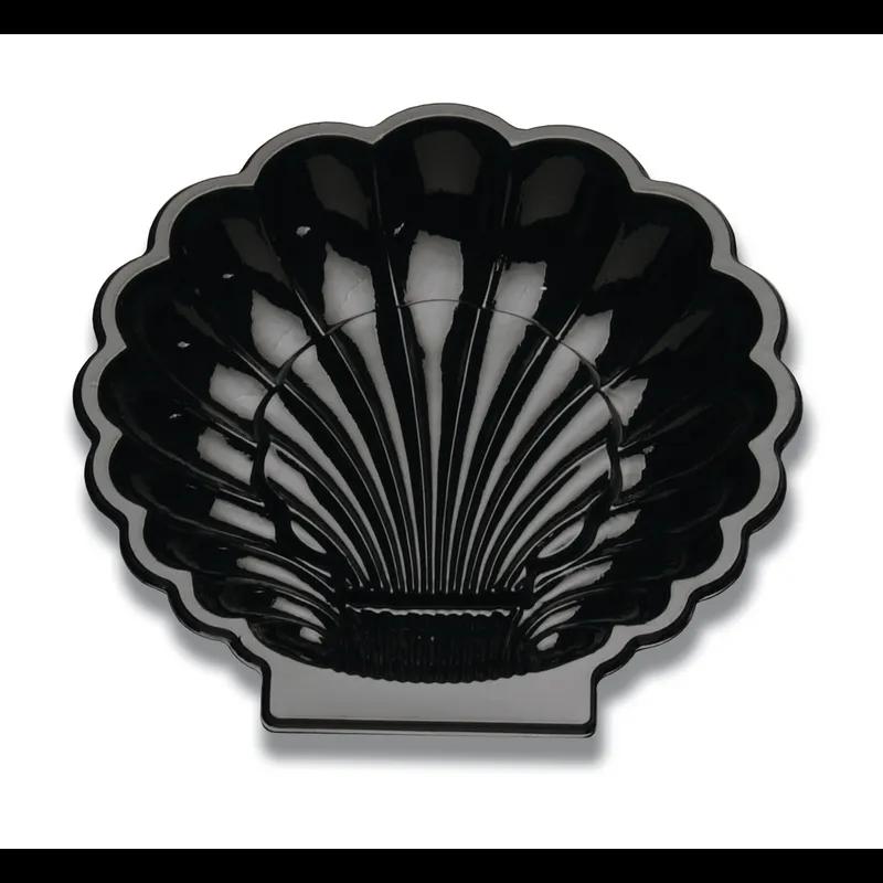 Take-Out Container Base Medium (MED) PS Black Shell Stackable 500/Case