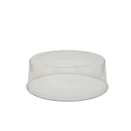 Lid Dome 9.75X3.49 IN 1 Compartment PET Clear Round For Cake Cheesecake Bakery Container Smooth Unhinged 160/Case