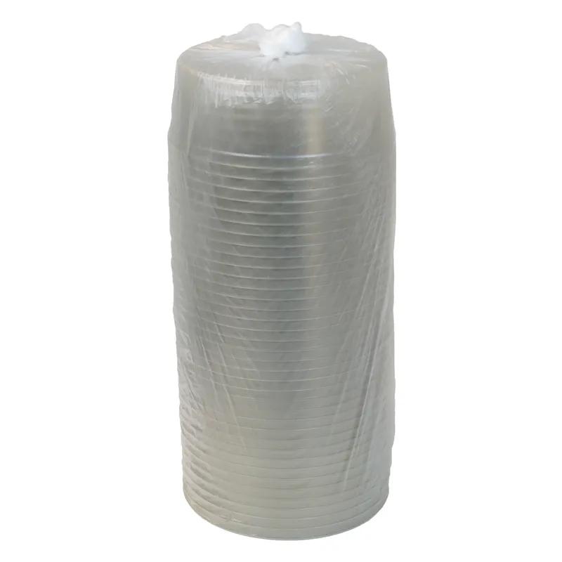 Lid Dome 9.75X3.49 IN 1 Compartment PET Clear Round For Cake Cheesecake Bakery Container Smooth Unhinged 160/Case