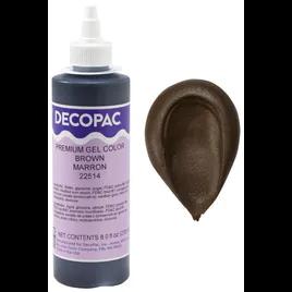 Gel Color 8 OZ Brown Premium 1/Each