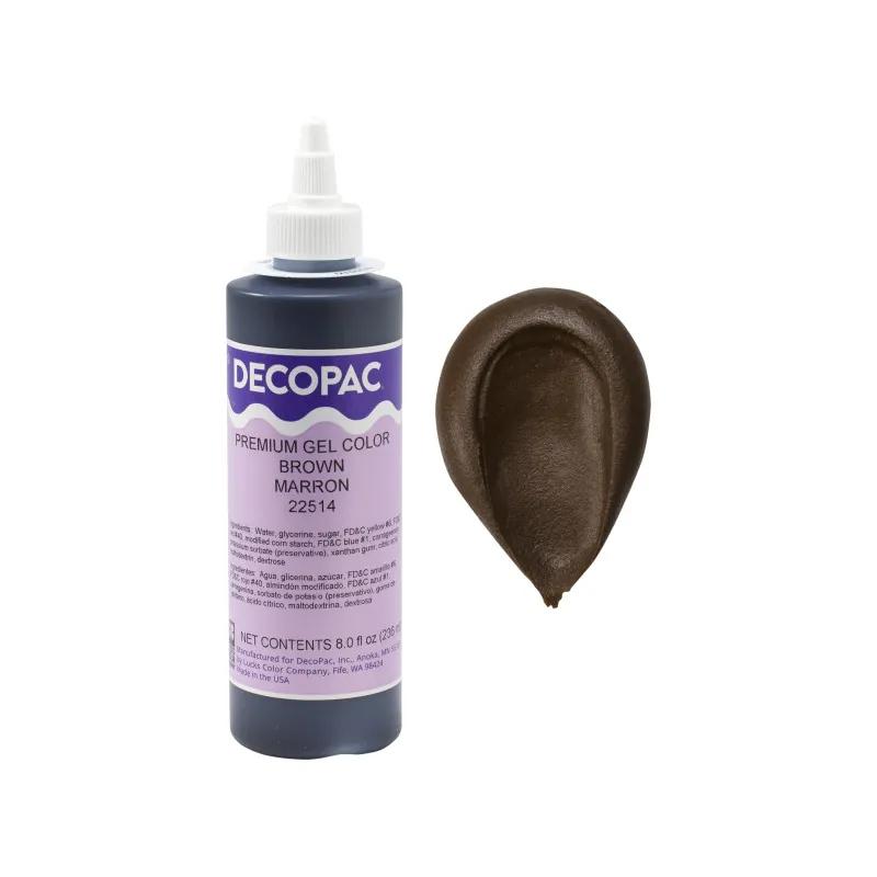 Gel Color 8 OZ Brown Premium 1/Each