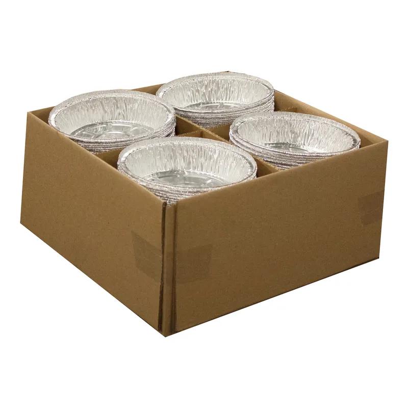 JCO Take-Out Container Base 7.125X7.125X1.75 IN Aluminum Silver Round 500/Case