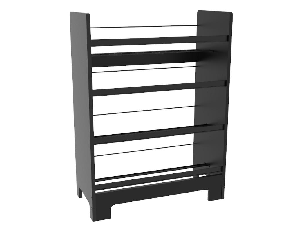 Condiment Rack Black 1/Each
