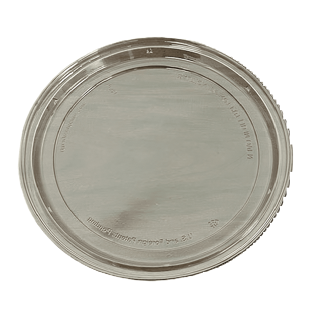 Pizza Pan & Tray Base & Lid Combo With Dome Lid 1 IN PET Clear 100/Case