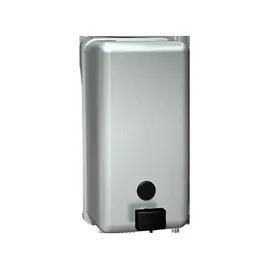Soap Dispenser 40 OZ Silver Stainless Steel Surface Mount Vertical 1/Each