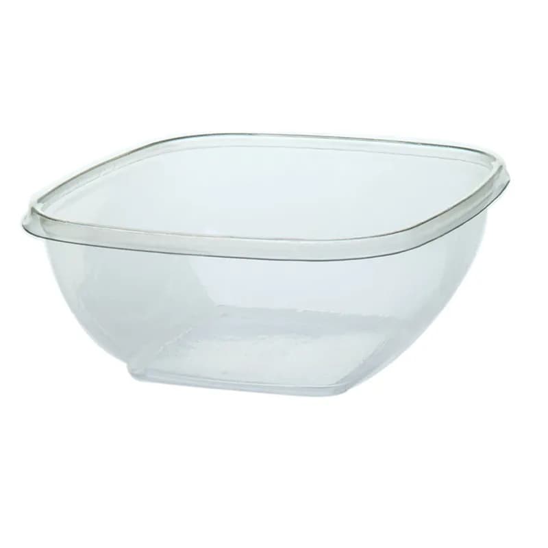 Bowl 160 OZ PET Clear Square 50/Case