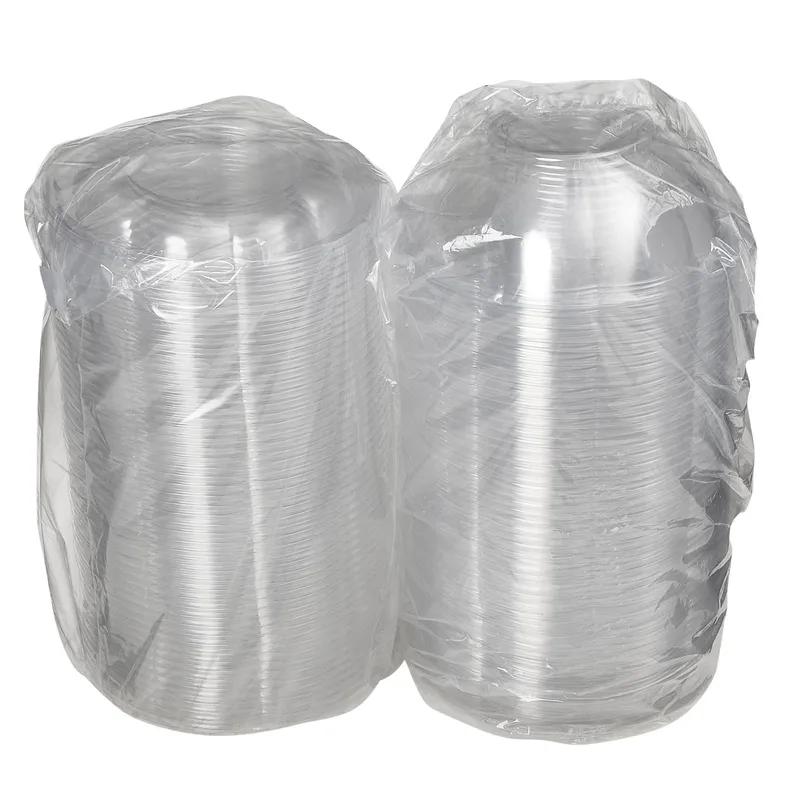 Victoria Bay Salad Bowl & Lid Combo With Dome Lid 24 OZ PET Clear Round Unhinged 150/Case