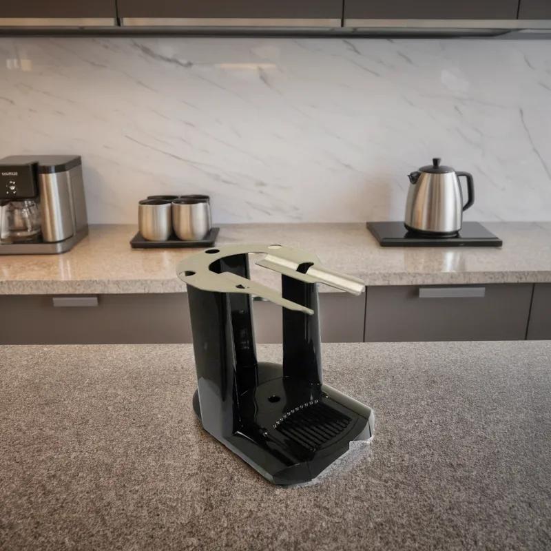 Coffee Single Server Stand Plastic Black 1/Each