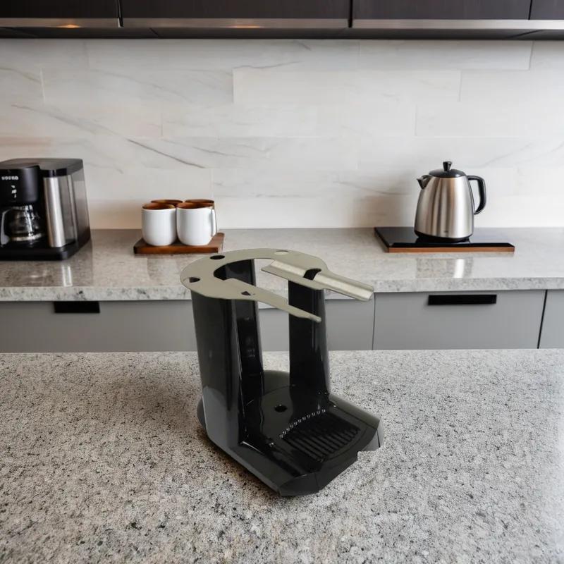 Coffee Single Server Stand Plastic Black 1/Each