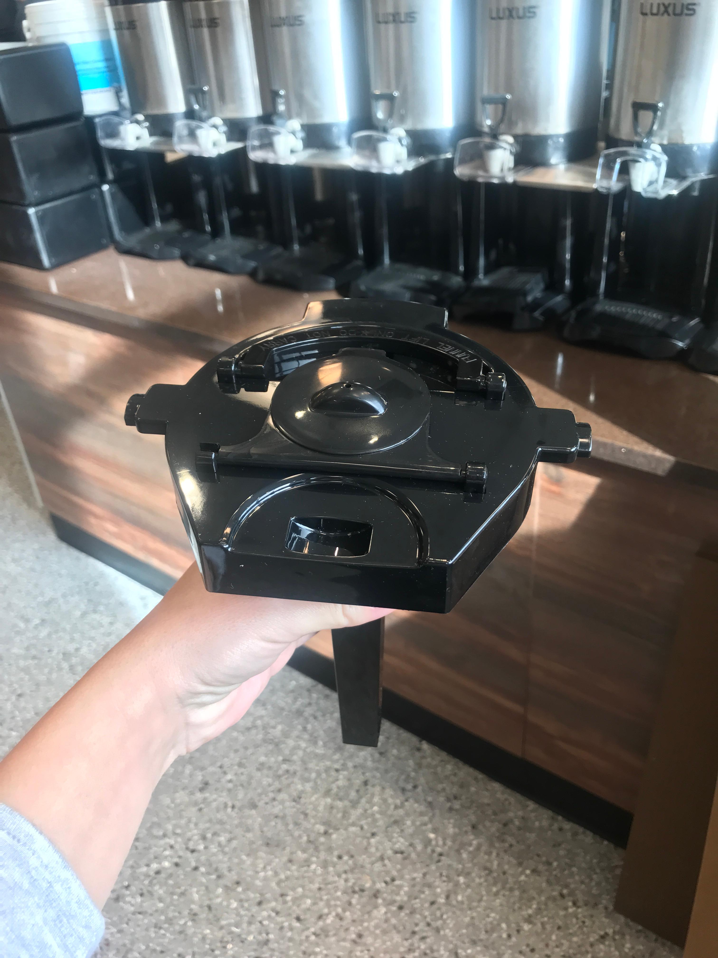 Coffee Machine Funnel Assembly Plastic Black 1/Each