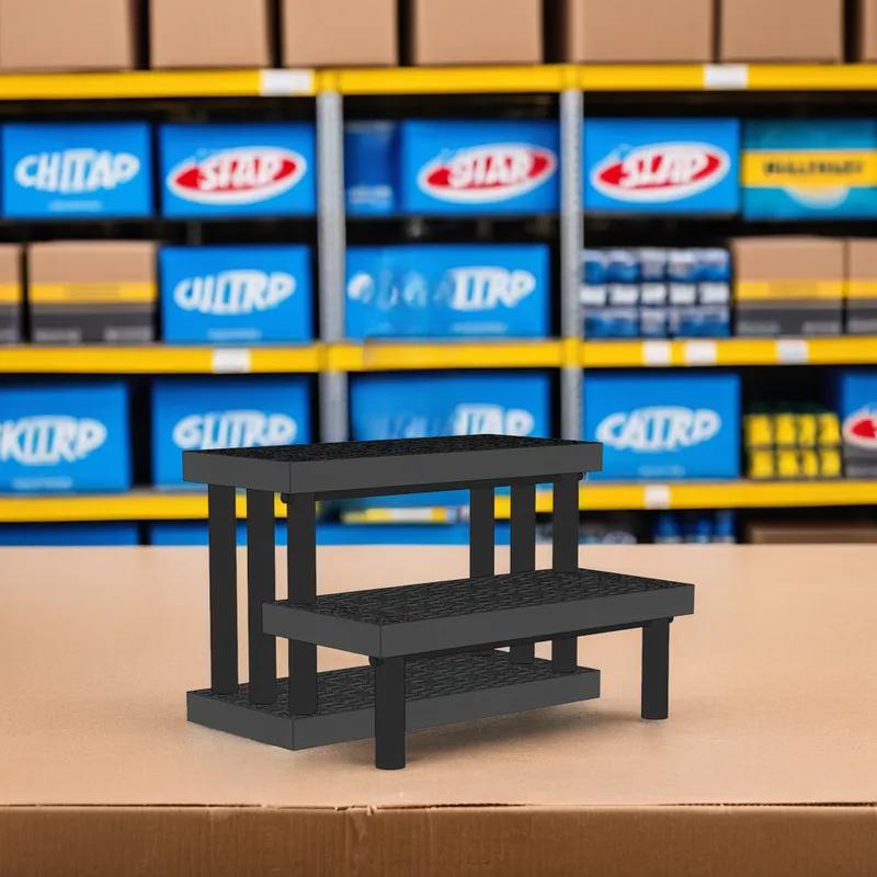 Benchmaster™ Windshield Washer Display Black Grid Top 2-Level 1/Each