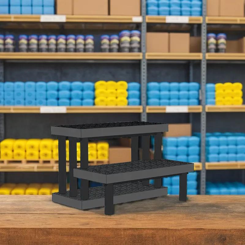 Benchmaster™ Windshield Washer Display Black Grid Top 2-Level 1/Each