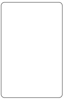 HOBART 1845-B Blank Scale Label 2.25X3.5 IN Label Gun 12000/Case