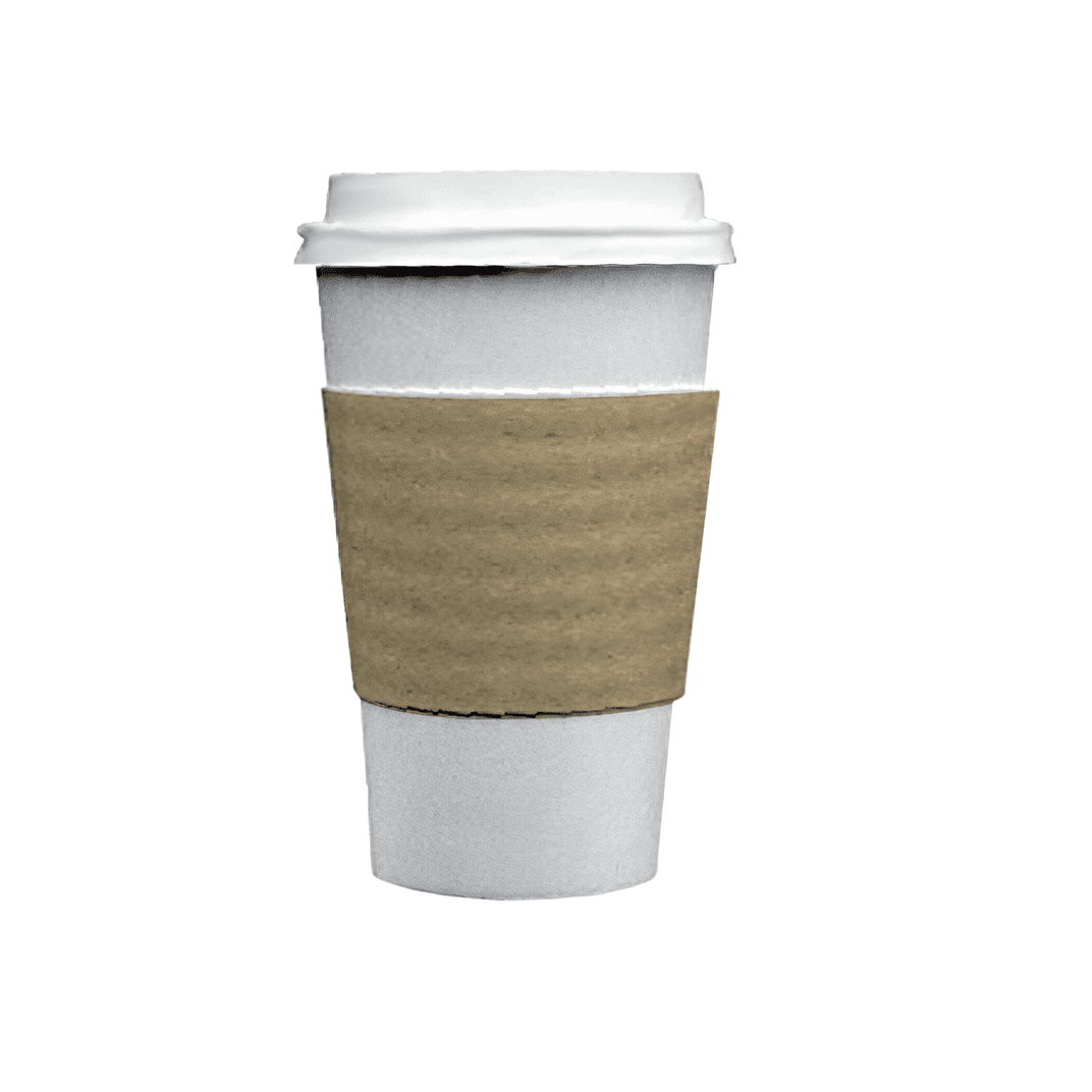 Cup Sleeve Paper Kraft For 8-10 OZ 1200/Case