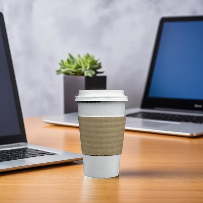 Cup Sleeve Paper Kraft For 8-10 OZ 1200/Case