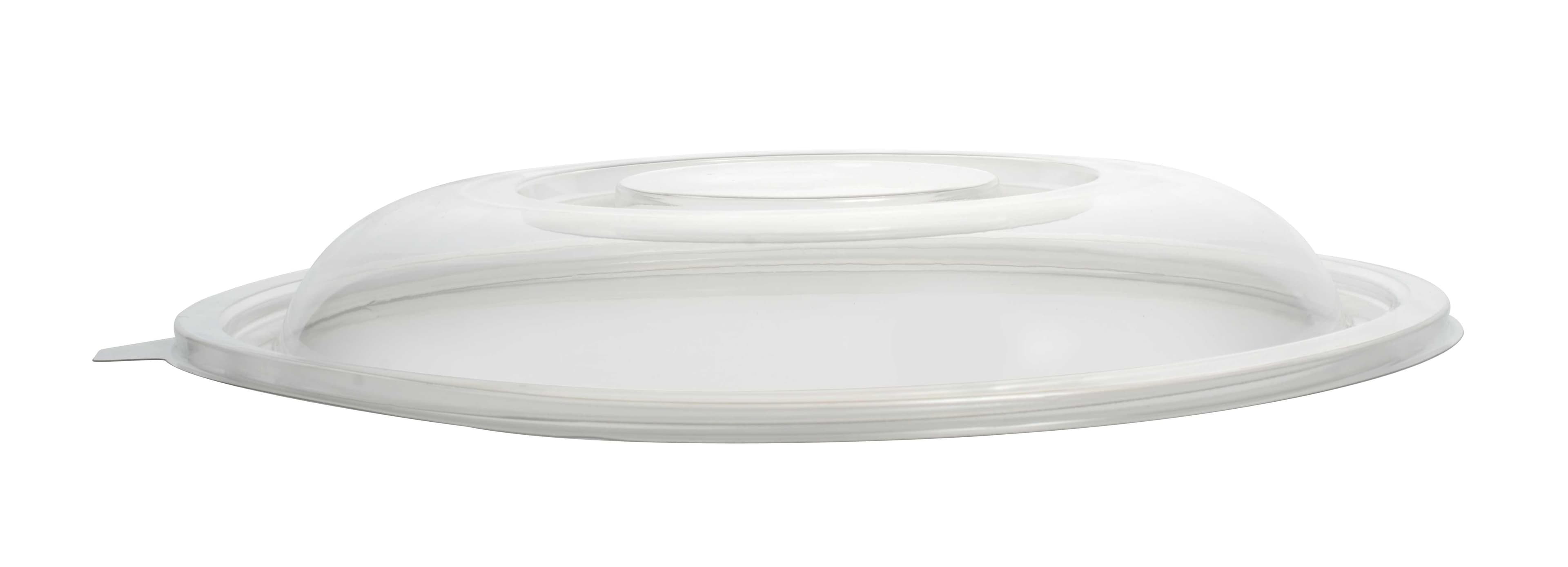 Lid Dome PET Clear Round For 160 OZ Bowl 25/Case