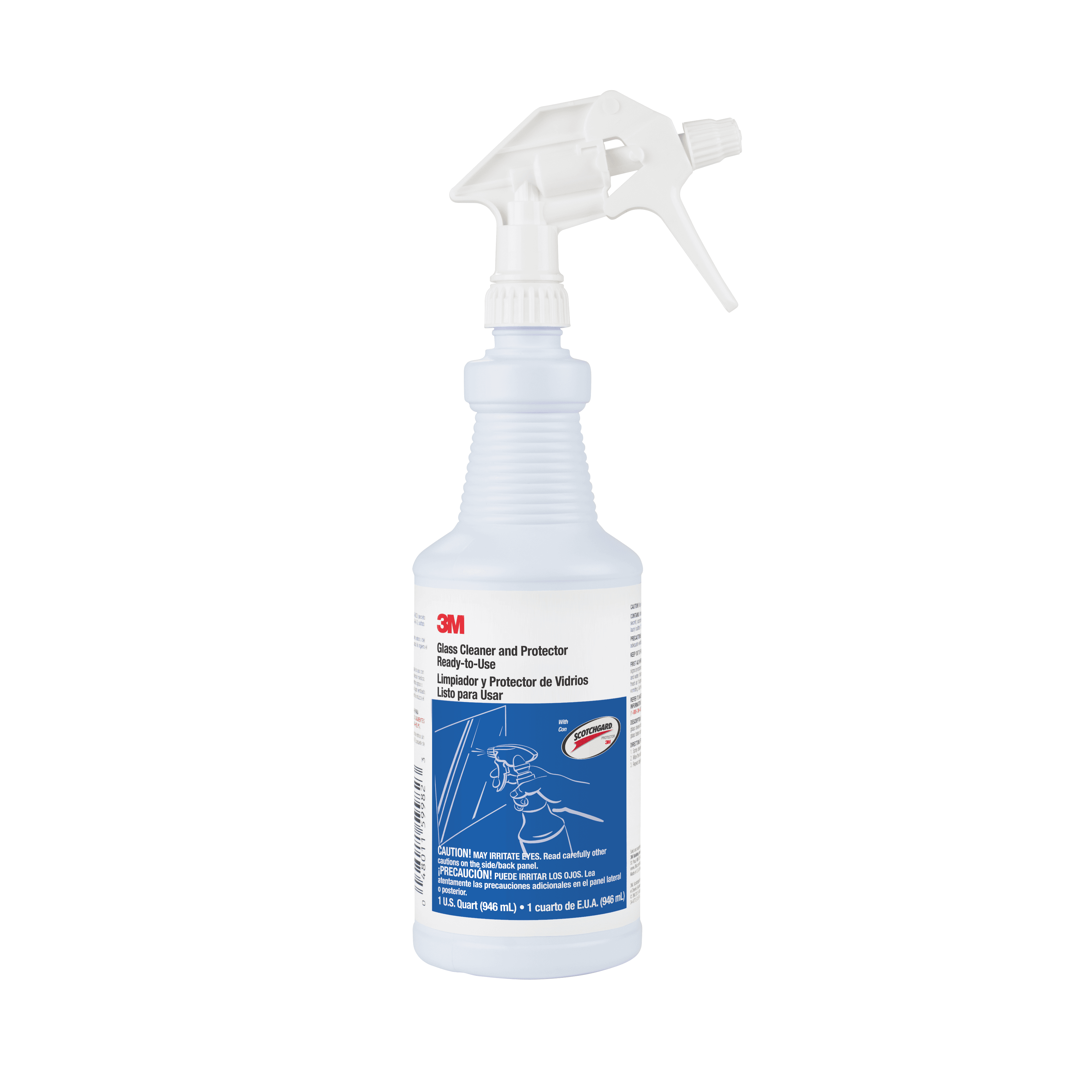 3M™ Window & Glass Cleaner 32 FLOZ Multi Surface RTU Non-Ammoniated 12/Case