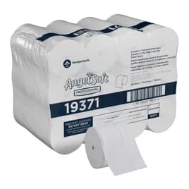 Compact® Toilet Paper & Tissue Roll 4X3.8 IN 2PLY White Embossed Coreless Premium 750 Sheets/Roll 36 Rolls/Case