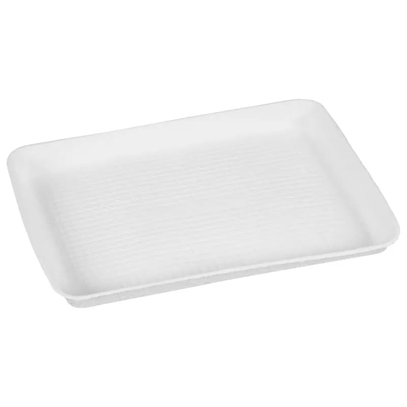 Savaday® Serving Tray 9X12X1 IN Molded Fiber White Rectangle 250/Case