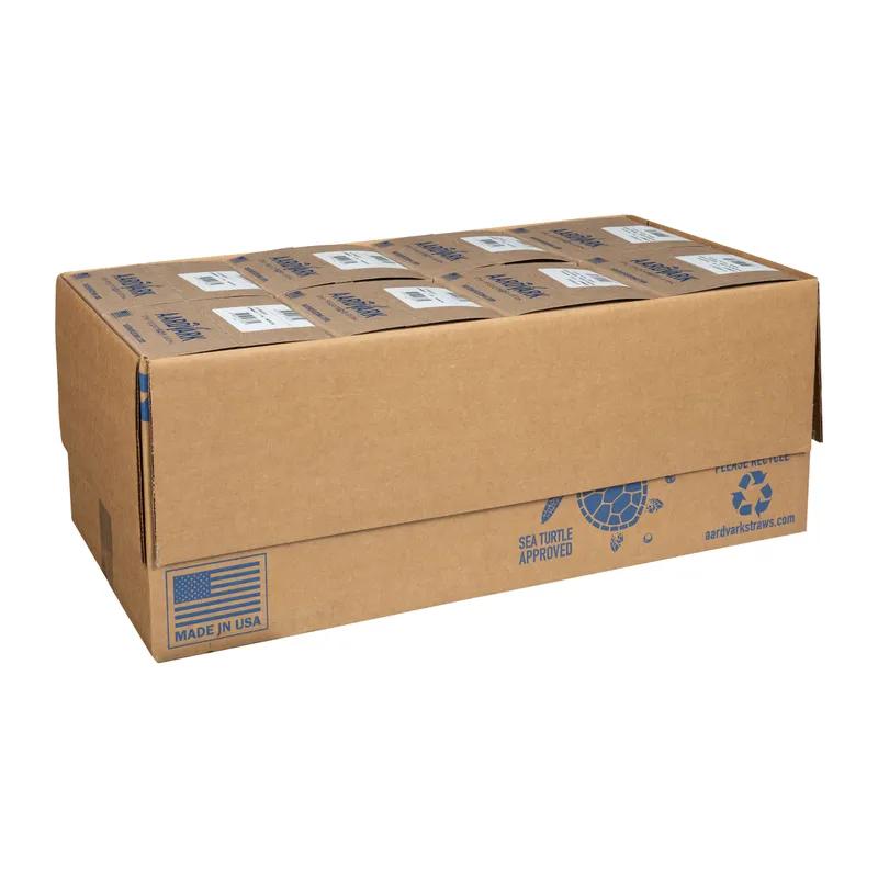 Aardvark® Jumbo Straw 7.75 IN Paper White Wrapped 3200/Case