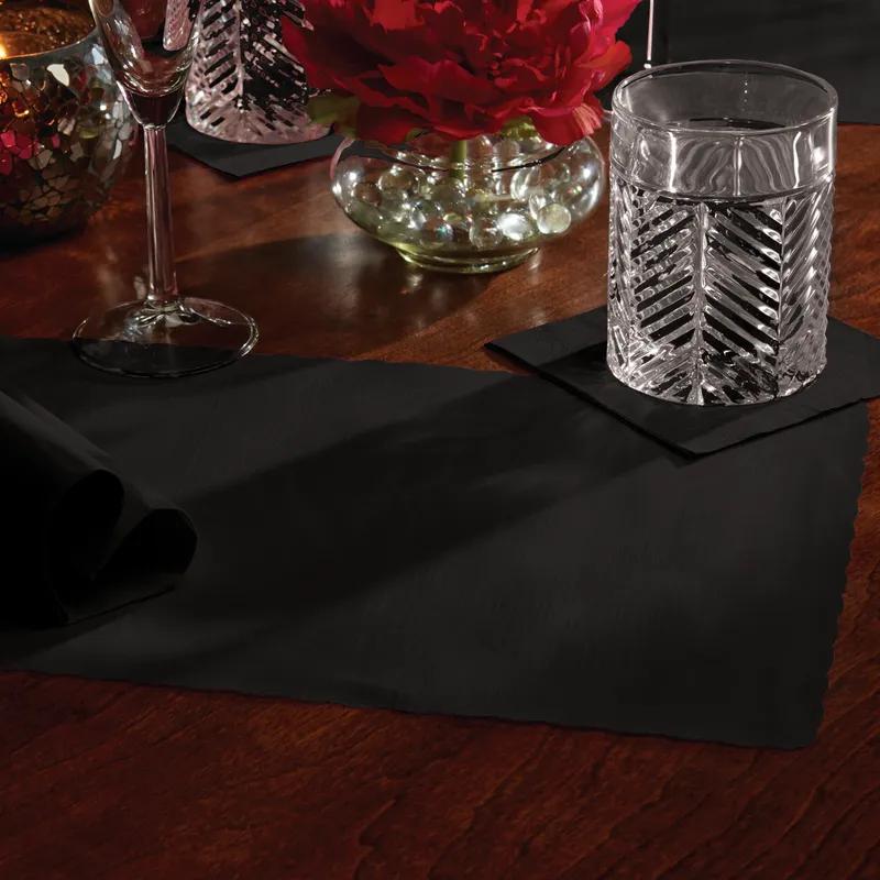Placemat 10X14 IN Black Paper 1000/Case