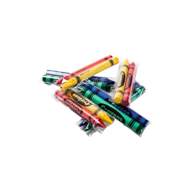 Crayon Yellow Red Green Blue Cello Wrapped 1000 Count/Pack 2 Packs/Case 2000 Count/Case