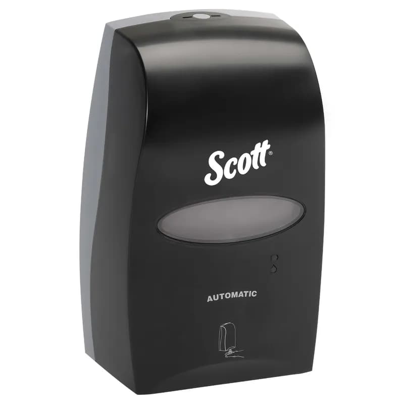 Scott® Essential Hand Sanitizer & Soap Dispenser 1200 mL Black Electronic Surface Mount Cassette 1/Each